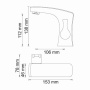 Berkel 4803 Смеситель для раковины Wasserkraft Berkel 4803 Смеситель для раковины Wasserkraft