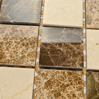 Мозаика натуральный камень Turin-48 (чип 7*48*48) 30,5*30,5(15шт.-1.4м2), м2