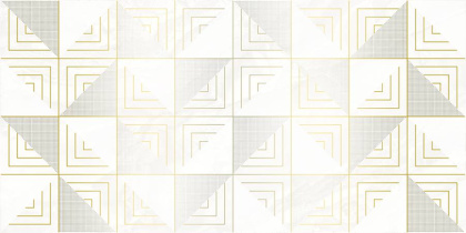 Декор OS\B195\34069 Mania белый 25*50,шт