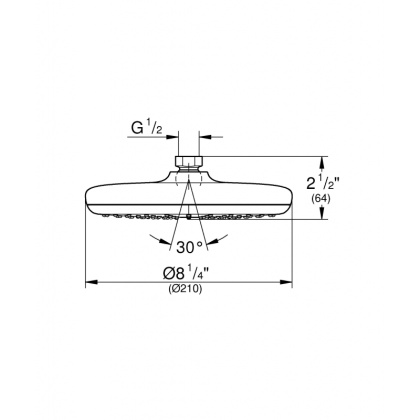Верхний душ Grohe Tempesta 26409000