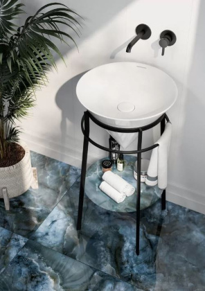 Ониче синий лаппатированный обрезной 60x119,5x0,9