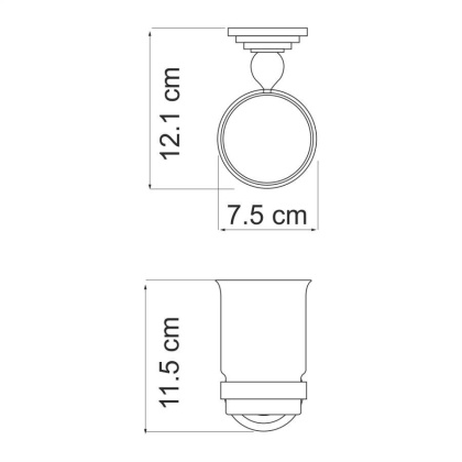 Ammer K-7028 Подстаканник одинарный Ammer K-7028 Подстаканник одинарный
