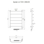 Полотенцесушитель Браво эл ТЭН 1 80*50 (ЛЦ4)