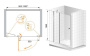 ELENA-W-B-12-110-P-Cr-R Душевая дверь Условные размеры, мм:1100x1950 Габариты с диапазоном регулировок, мм:(1080-1108)х1950 Ширина входа, мм:555  ELENA-W-B-12-110-P-Cr-R Душевая дверь Условные размеры, мм:1100x1950 Габариты с диапазоном регулировок, мм:(1080-1108)х1950 Ширина входа, мм:555