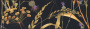 Бордюр SST\А03\12000R Астория Птицы черный обрезной 8*25*9 (1уп/30шт), шт