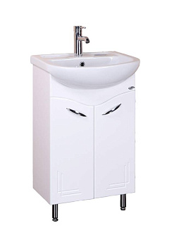 Тумба Onika Лада 50 напольная, белая (ум. Ладога 50)