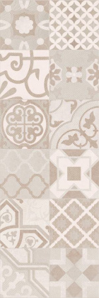 Вставка Dover Vetro Ivory W\DEC M 25х75 NR Satin 1