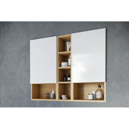 Шкаф подвесной открытый EXCELLENT Tuto 20 см (дуб)