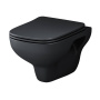 C85A1700MBSC X-Joy S Унитаз подвесной FlashClean с сиденьем микролифт, черн мат C85A1700MBSC X-Joy S Унитаз подвесной FlashClean с сиденьем микролифт, черн мат