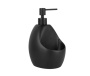 Дозатор с емкостью для губки, 13,1х11,7х19,7 см, черный, K-8099BLACK