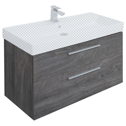 Тумба под раковину Aquanet Nova 100 дуб рошелье