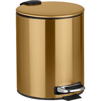 Ведро для мусора Bemeta Sablo 160315010 Золото матовое, 5 л