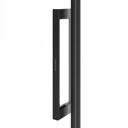 Душевая дверь CRISTALLO, раздвижная с функцией soft close, 120х210, матовый черный Душевая дверь CRISTALLO, раздвижная с функцией soft close, 120х210, матовый черный