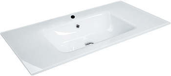 Столешница стекло 110см моноблок БЕЛАЯ Столешница стекло 110см моноблок БЕЛАЯ