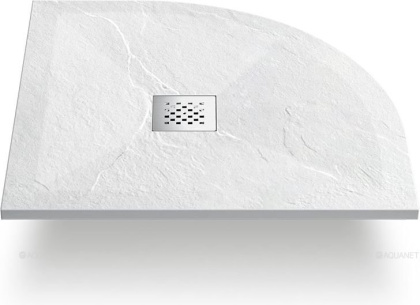 Поддон для душа из искусственного камня  VST-4SQ8080W, 800*800*25, белый матовый