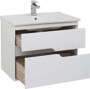 Тумба под раковину Aquanet Модена 75 белый