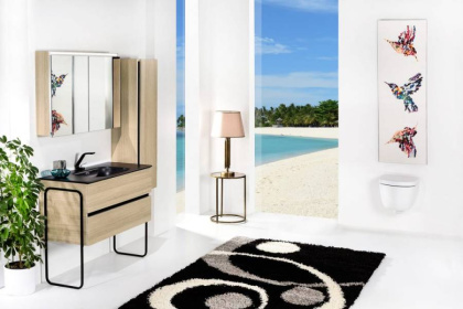 Пенал Vallessi 120*35*28,5cm Light Oak 836-L Boheme