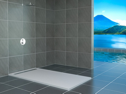 Душевой поддон RGW STМ-108W 80 x 100 см, прямоугольный, из искусственного камня, белый, 14202810-01