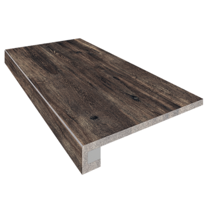 Комплект (Ступень BG06 (33x120) непол. (прямоугол. бортик) без насечек+ Подступенок (14,5x120)) Комплект (Ступень BG06 (33x120) непол. (прямоугол. бортик) без насечек+ Подступенок (14,5x120))