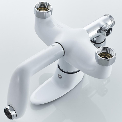 Душевая система Shevanik, латунь S9836FБелый/ хром