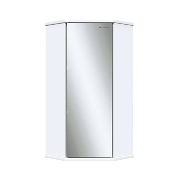 Шкаф-зеркало Onika Модерн 34 белый, универсальный, угловой