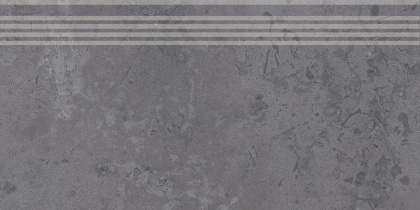 Ступень Про Лаймстоун серый темный натуральный обрезной 30x60x0,9