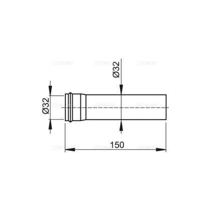 Удлинитель DN32