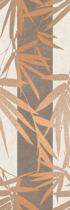 Вставка Ganna Bloom chocolate 20х60 Вставка Ganna Bloom chocolate 20х60