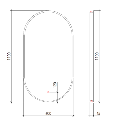 Зеркало Vallessi овальное 110x60см, золото 568-G Boheme Зеркало Vallessi овальное 110x60см, золото 568-G Boheme