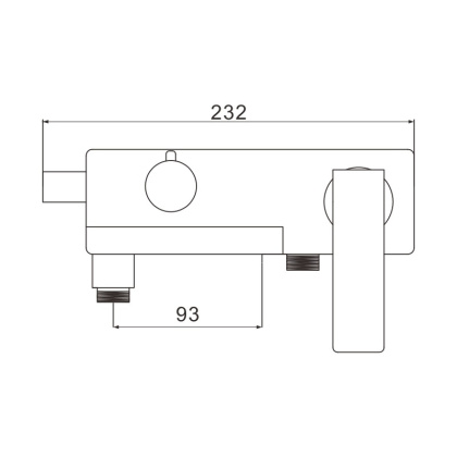 Смеситель для ванны, латунь R1402F