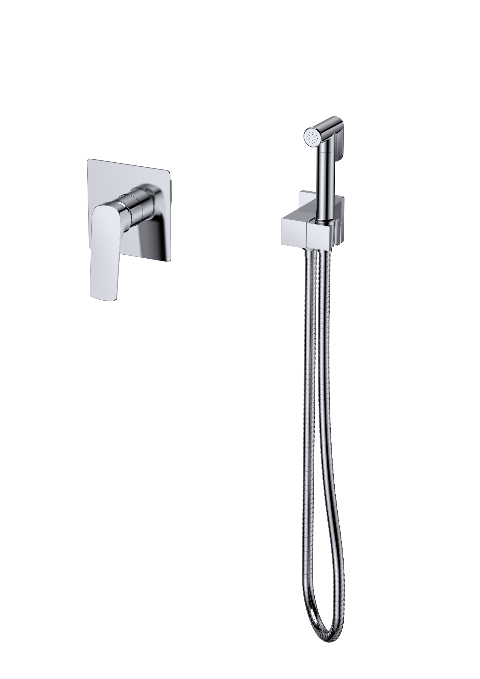 Смеситель Splenka с гигиеническим душем встраиваемый S30.53