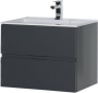 Тумба под раковину Aquanet Алвита 70 серый антрацит