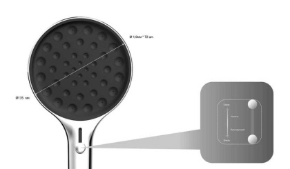 Ручной душ с шлангом Inspire VSHN-3I2HMB, черный Ручной душ с шлангом Inspire VSHN-3I2HMB, черный