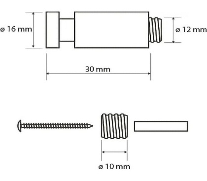 Крючок Bemeta Neo 104506095 Нержавеющая стал