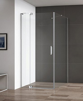 SLIDER-100-GL-FIX-GRIGIO Боковая панель без пристенного профиля