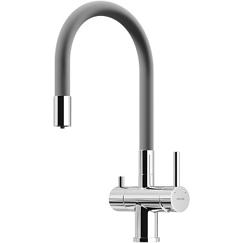 Смеситель для кухни SANCOS Lucia с возможностью подключения фильтра для воды, цвет хром, арт. SC4004CH