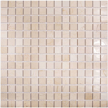 Мозаика, нат. мрамор, CREMA MARFIL POLISHED 20х20, Classic Мозаика, нат. мрамор, CREMA MARFIL POLISHED 20х20, Classic