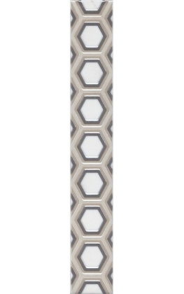 Бордюр AD\A403\6343 Гран Пале геометрия 6см*40см*6,9мм (1уп/22шт), шт