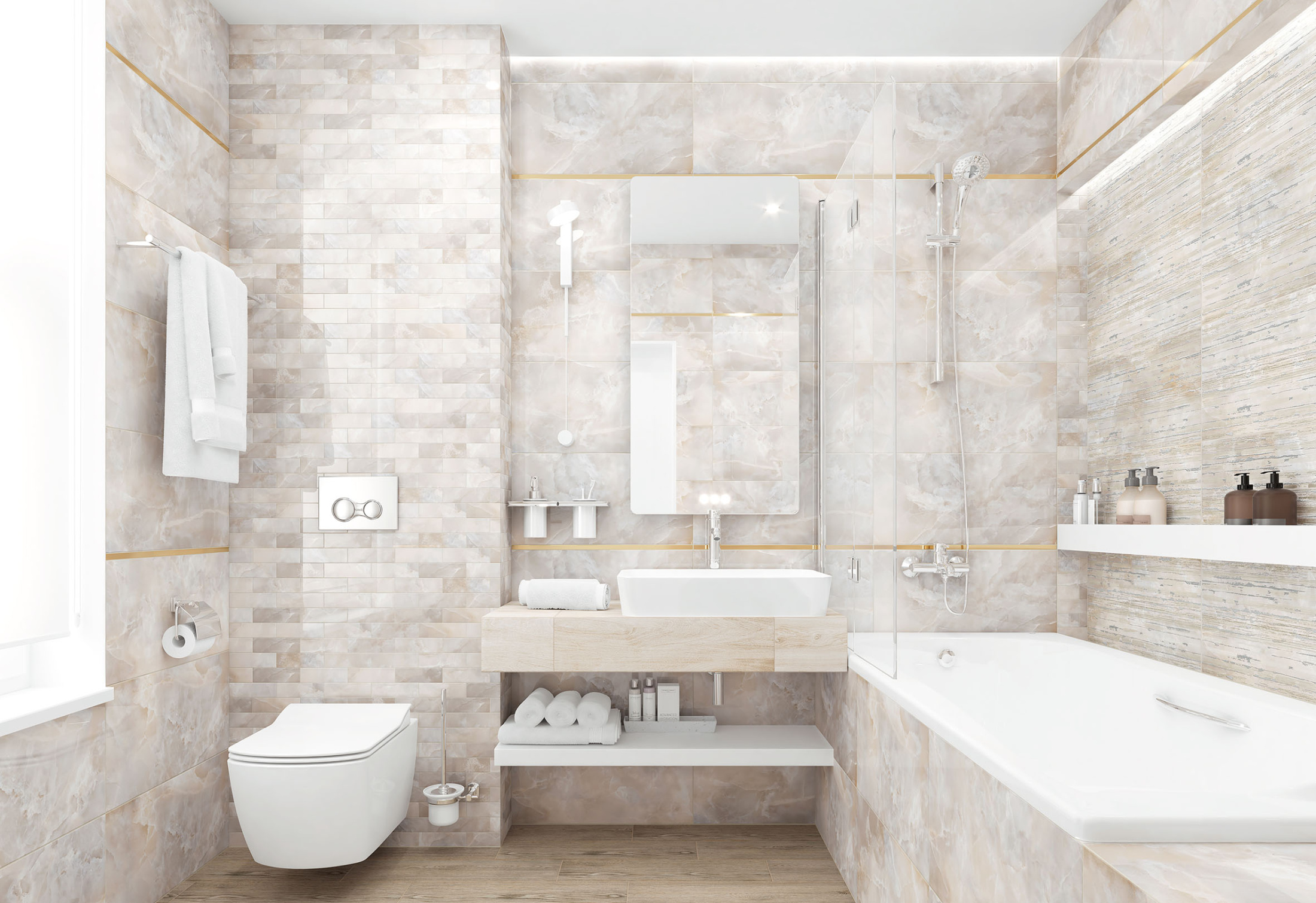 Sunlight Декор бежевый 18-03-11-3623 30х60