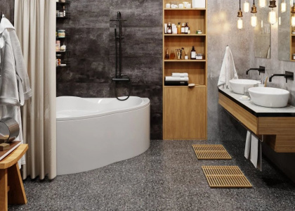 Акриловая ванна VAGNERPLAST IRIS 143x143