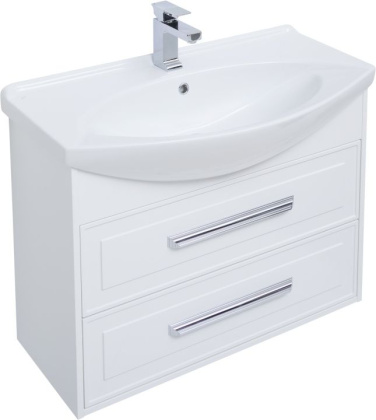 Тумба под раковину Aquanet Остин 85 белый (под раковину Стиль) Тумба под раковину Aquanet Остин 85 белый (под раковину Стиль)