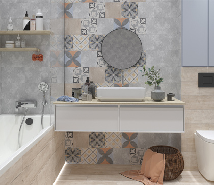 Керамогранит Ethno микс 13 18,6х18,6