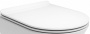 Сиденье PLAZA Modern/ BG Slim Soft close + clip up, белый PLM1.seat.02\WHT