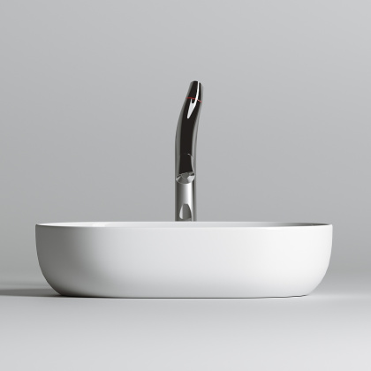 Умывальник чаша накладная овальная Element 600*415*135мм