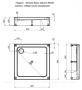 Душевой поддон Aquanet GL180 80x80