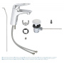 Смеситель для раковины Grohe Eurostyle New 33558003 хром Смеситель для раковины Grohe Eurostyle New 33558003 хром