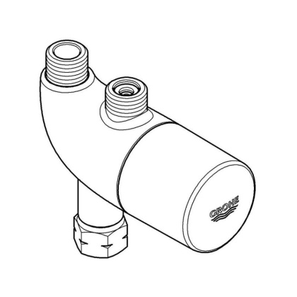 Термостат центральный Grohe Grohtherm Micro 34487000 хром Термостат центральный Grohe Grohtherm Micro 34487000 хром