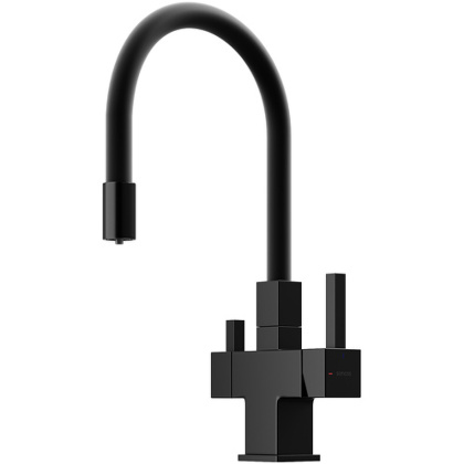 Смеситель для кухни SANCOS Arno с возможностью подключения фильтра для воды, цвет матовый черный, арт. SC4005MB