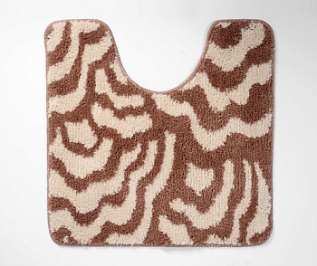 Коврик для ванной комнаты Donau, 50х50х1,5 см, коричневый, BM-9409