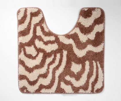 Коврик для ванной комнаты Donau, 50х50х1,5 см, коричневый, BM-9409